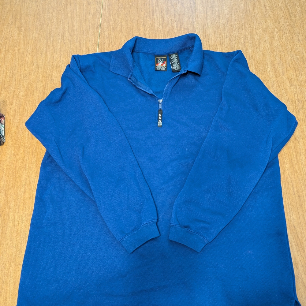 USA Olympic Pullover Sweatshirt - JCPENNEY Royal Blue 🔵 Men's XL